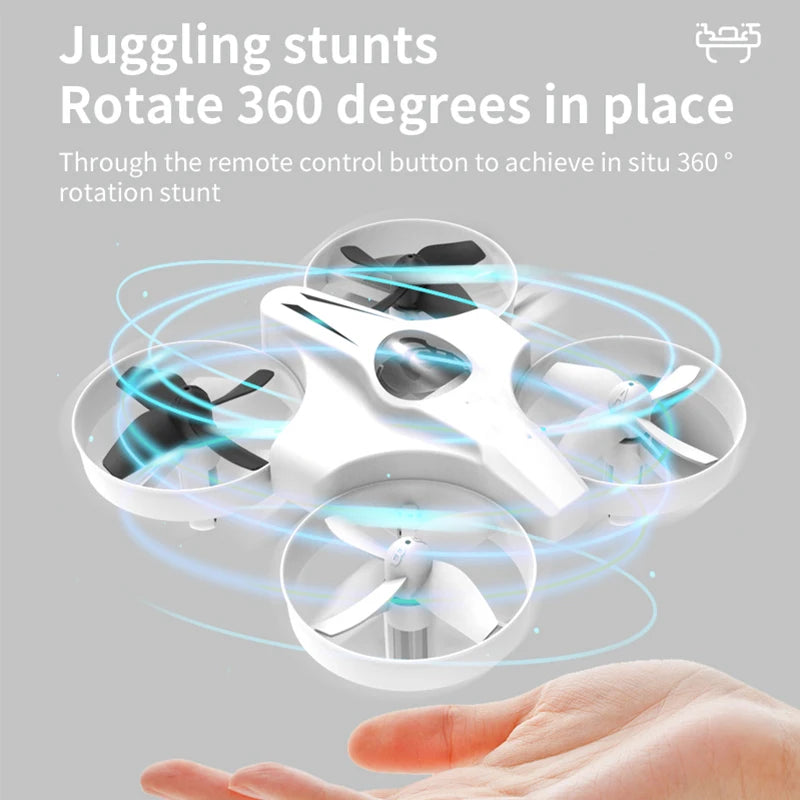 Mini RC Drone - 4CH Headless Mode Quadcopter with 360 Flip for Kids - ZOOMNSTORE
