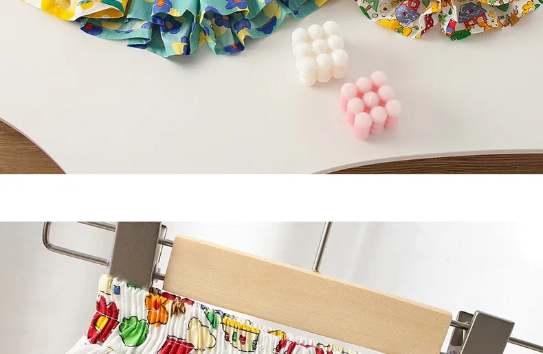 Kids Girls Skirt Shorts Summer Cotton Breathable Kids Skirt Pants Casual Baby Bloomers Children Short Pants Baby Stuff