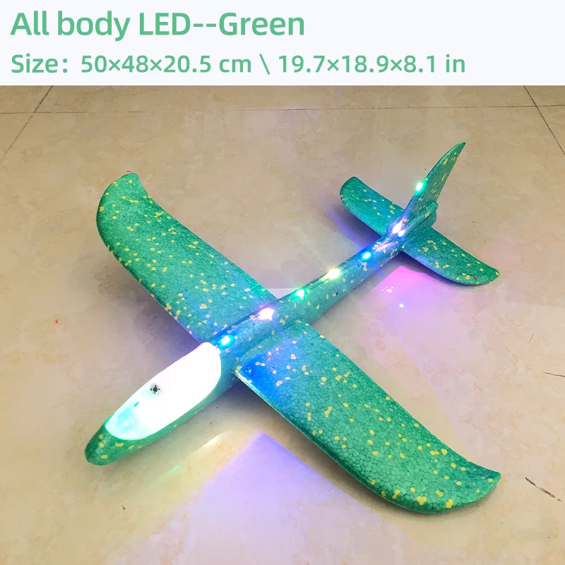 Big Foam Glider Plane - Hand-Throw Outdoor Toy for Kids
