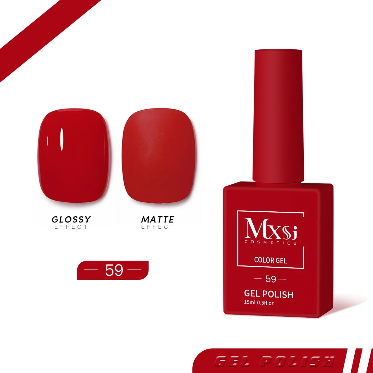 Gel Nail Polish Set - Neon Brown Royal Blue Red Green Pastel Nude Varnish