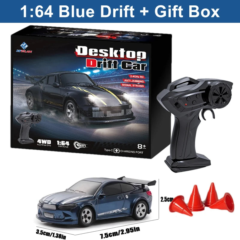 164 4WD Drift RC Car - High Speed Remote Control Mini Racing Model