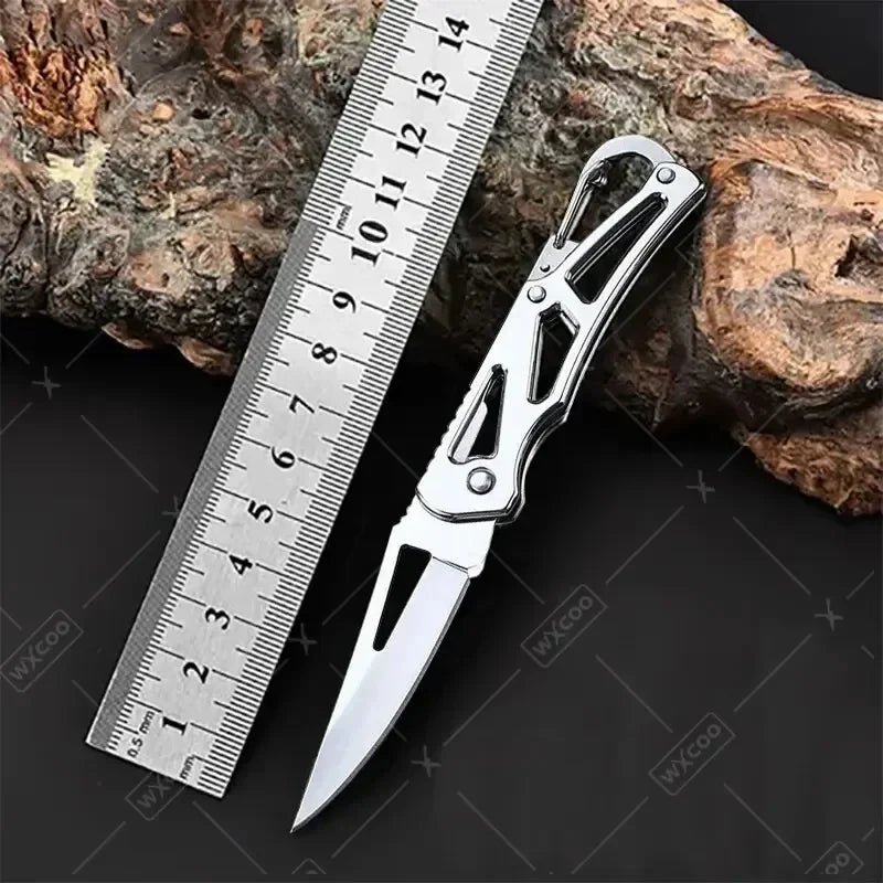 Folding Pocket Knife - Stainless Steel Multifunctional Kitchen Knife
