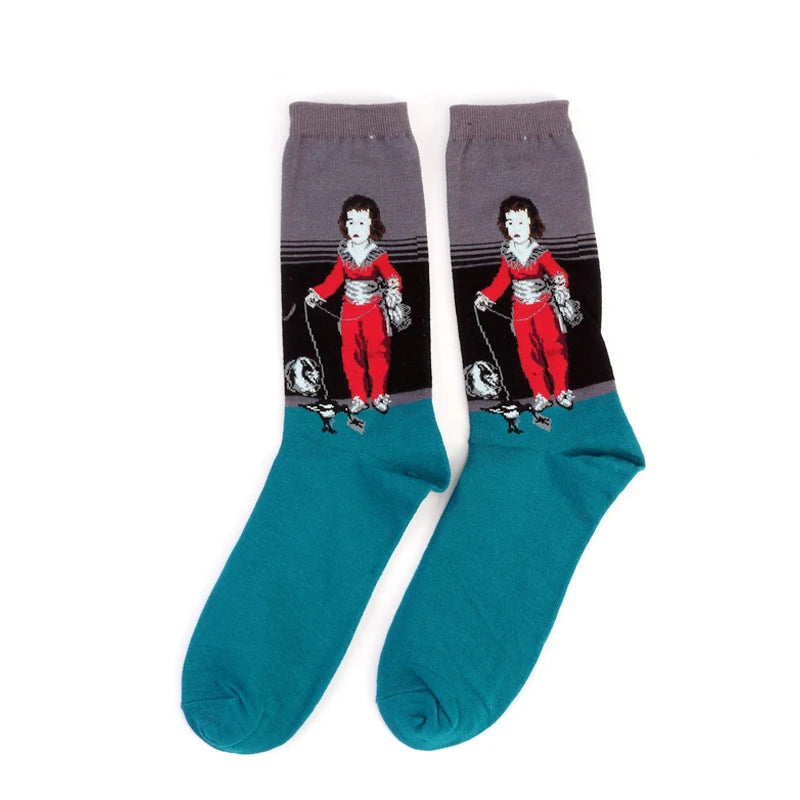 Van Gogh Art Socks - Retro Couple Socks for AutumnWinter - ZOOMNSTORE