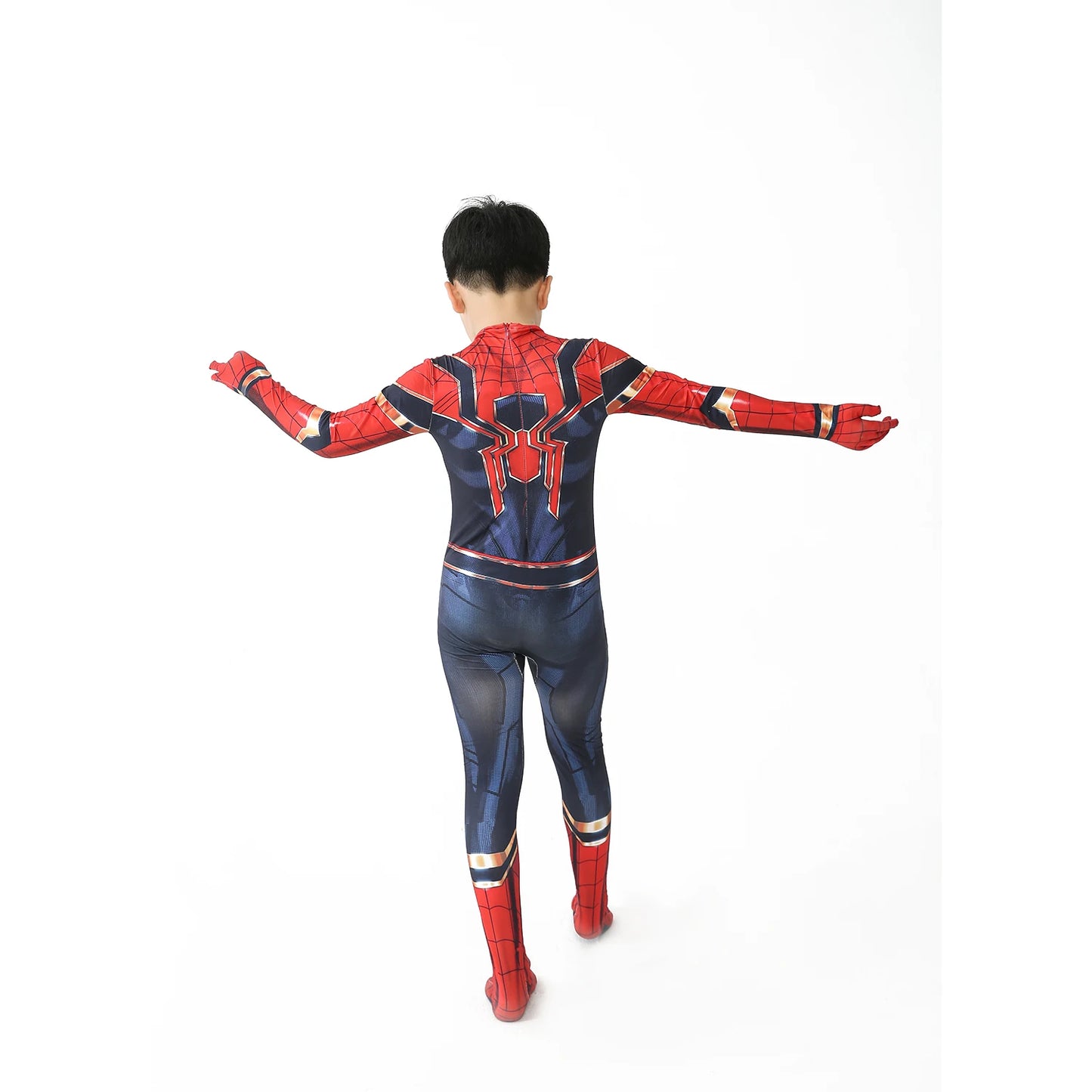 Superhero Spiderman Costume Set - Iron Miles Venom Bodysuit for Halloween Christmas Cosplay