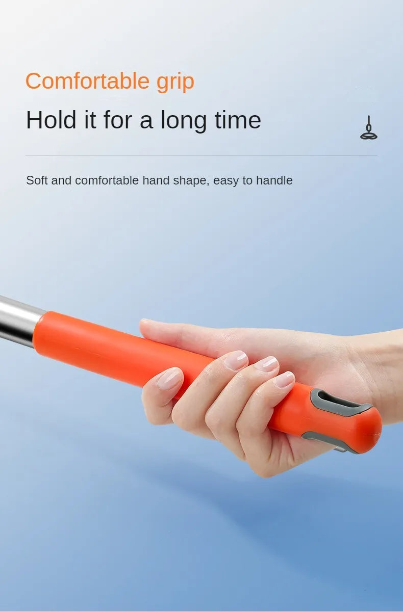Telescopic Car Cleaning Mop - Chenille Double Brush Head for Roof Window