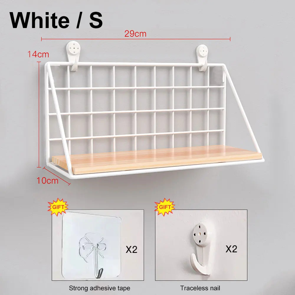 Wooden Spice Rack - Wall-Mounted Kitchen Organizer for Spice Jars - ZOOMNSTORE