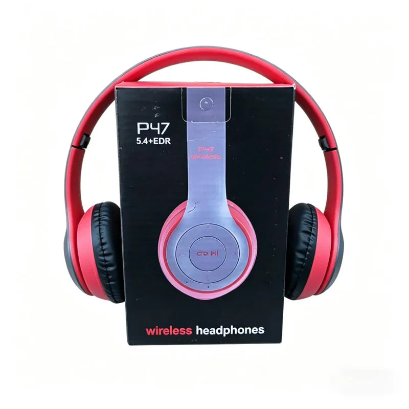Stereo P47 Headset 5.0 Bluetooth Headset Folding Series Wireless Sports Game Headset Foldable Wireless Bluetooth Headphone