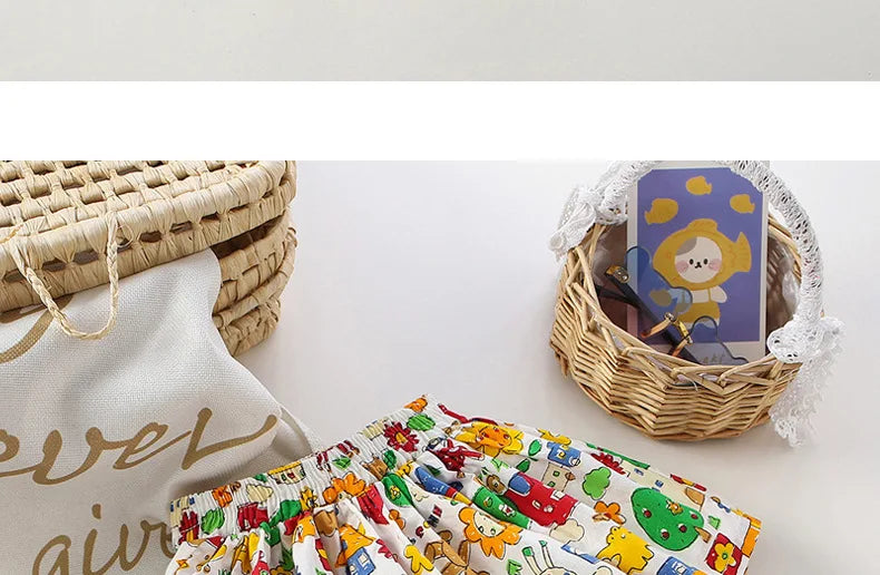 Kids Girls Skirt Shorts Summer Cotton Breathable Kids Skirt Pants Casual Baby Bloomers Children Short Pants Baby Stuff