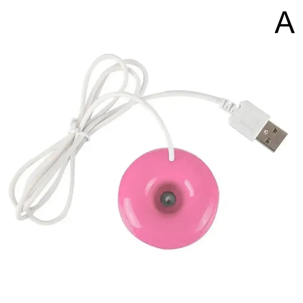 Mini Donut Humidifier - USB Air Purifier Steam Diffuser for Home Office - ZOOMNSTORE