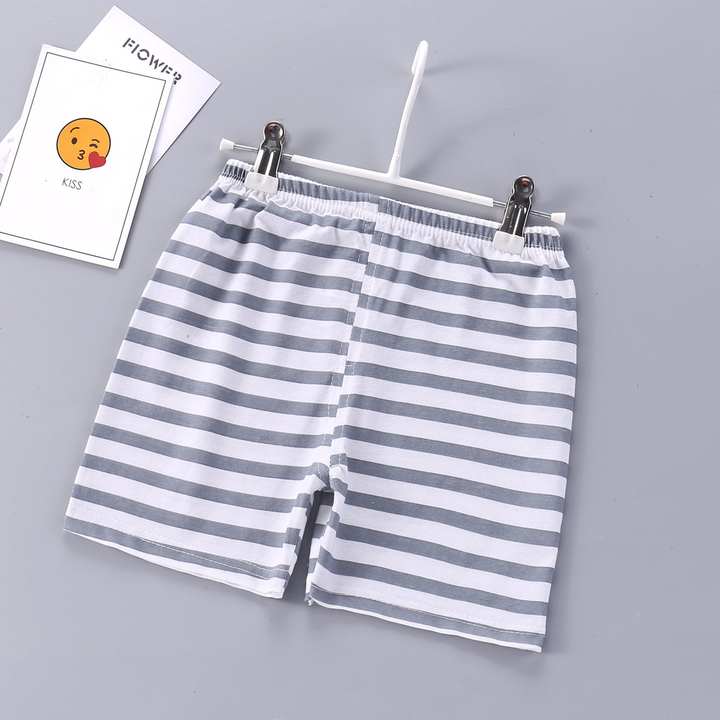 Kids Cotton Summer Shorts - Breathable Casual Beach Pants for Boys Girls