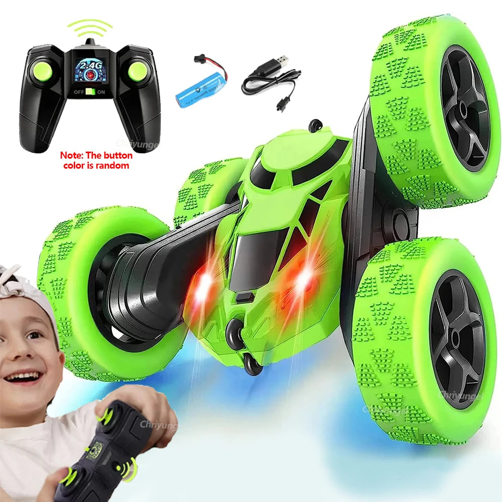 Remote Control Stunt Car - Double-Sided 360 Flip Drift Toy for Kids - ZOOMNSTORE