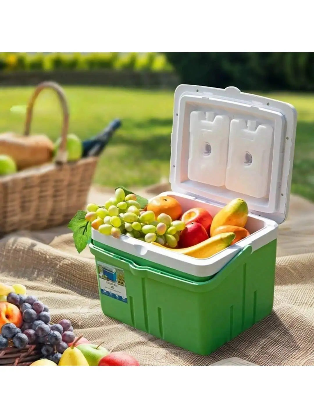 5L/8L/13L Camping Cooler - Hard Ice Retention Cooler Lunch Box - Portable Small Insulated Cooler, Outdoor, Camping, Leisure