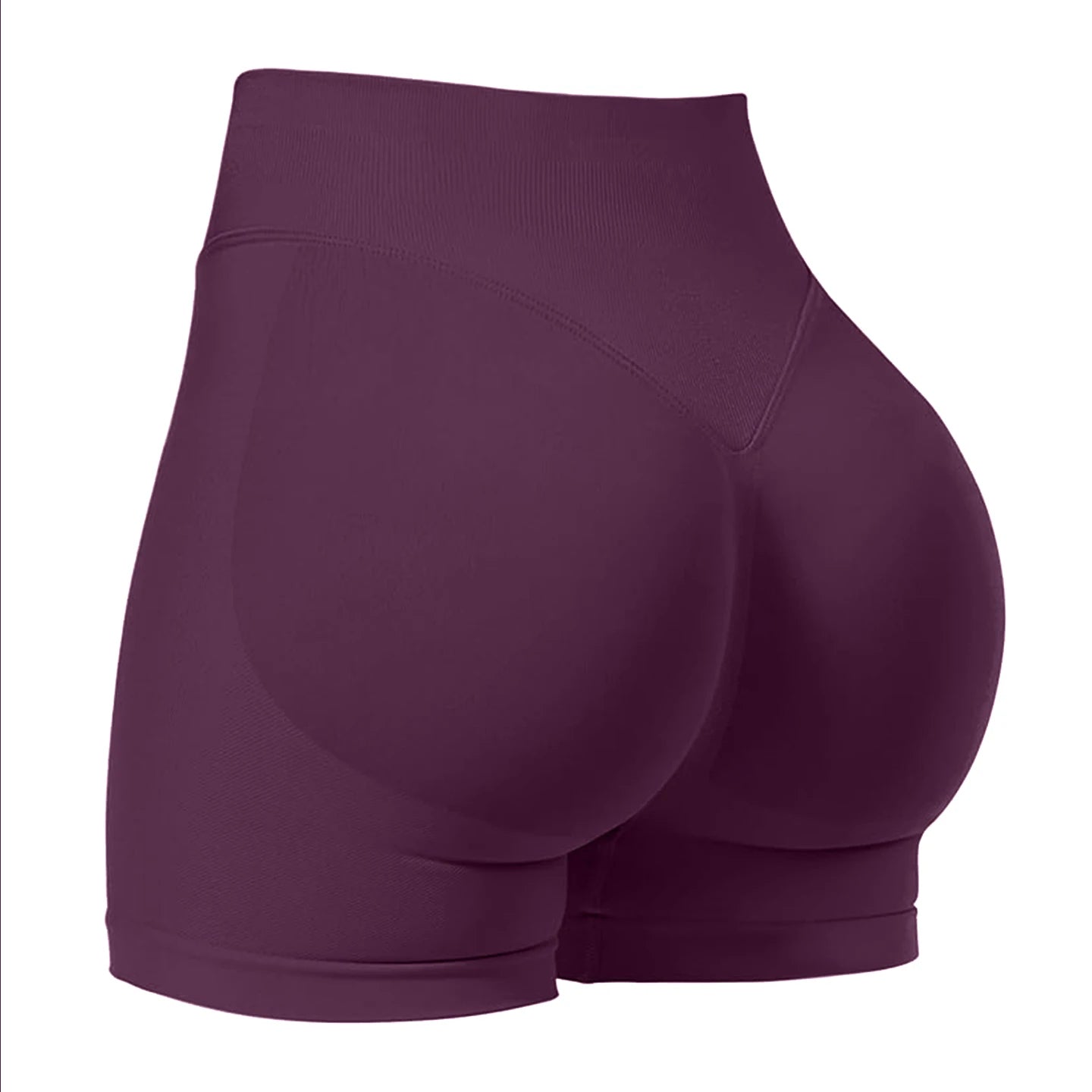ZHEJIN Seamless Women Yoga Shorts High Waist Workout Gym Shorts Scrunch Butt Lift Biker Shorts Tummy Control Push Up Fitness