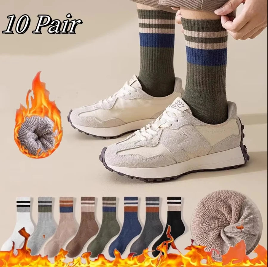 Mens Ankle Socks - 10 Pairs Breathable Cotton Summer Socks
