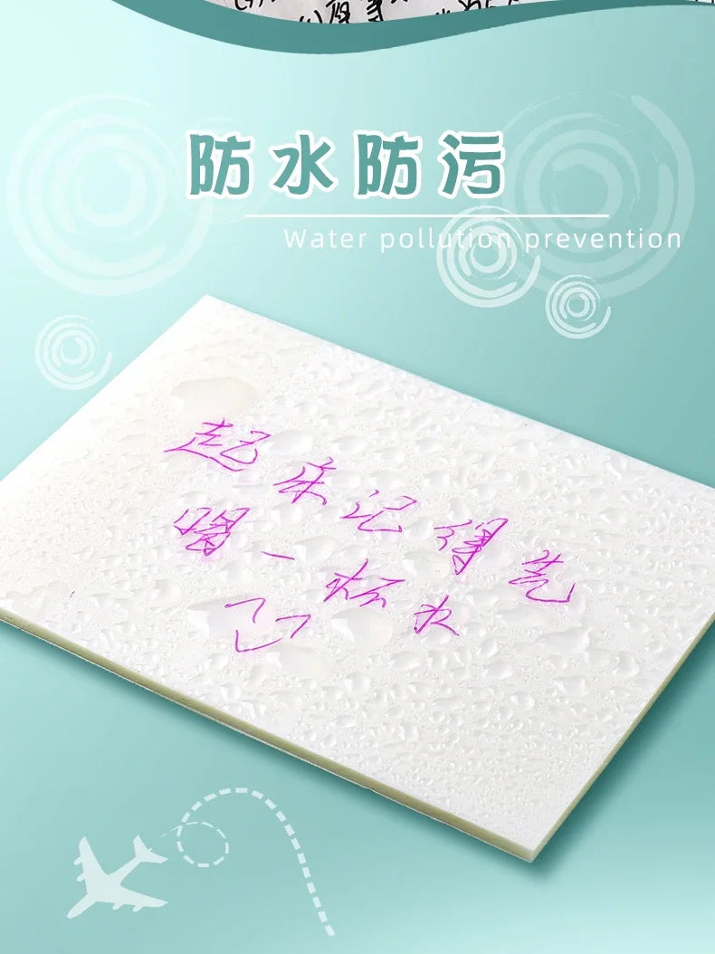 Transparent Waterproof Sticky Note Pads - 50100 Sheets for School Office