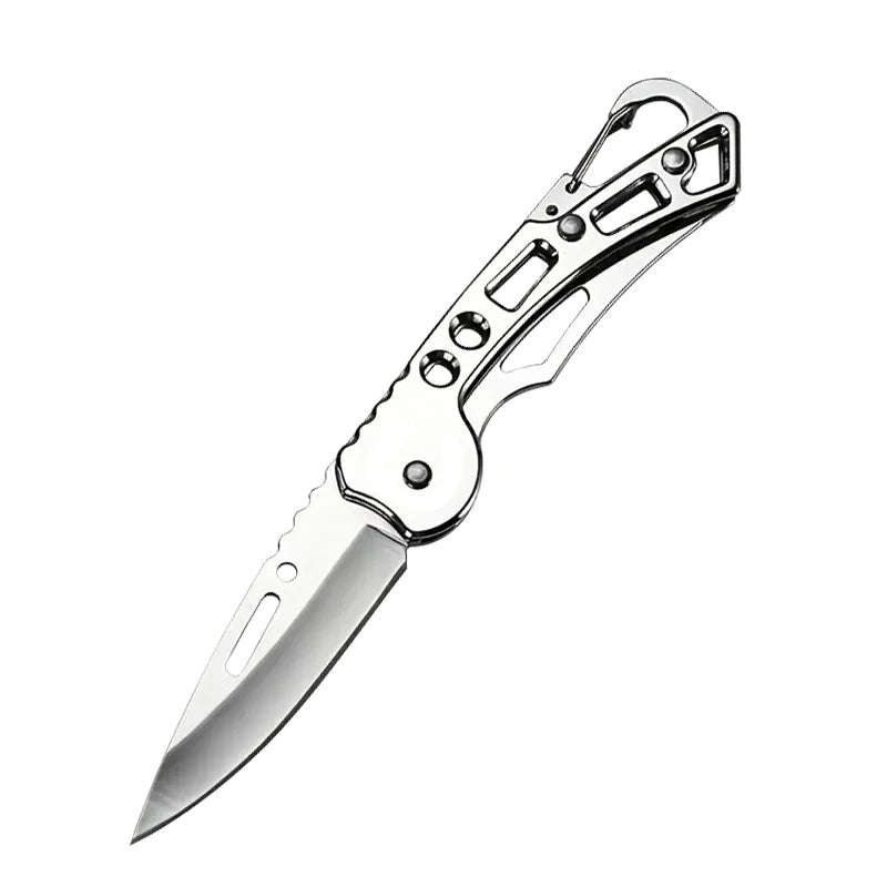 Folding Stainless Steel Fruit Knife - Non-Slip Outdoor Pocket Knife