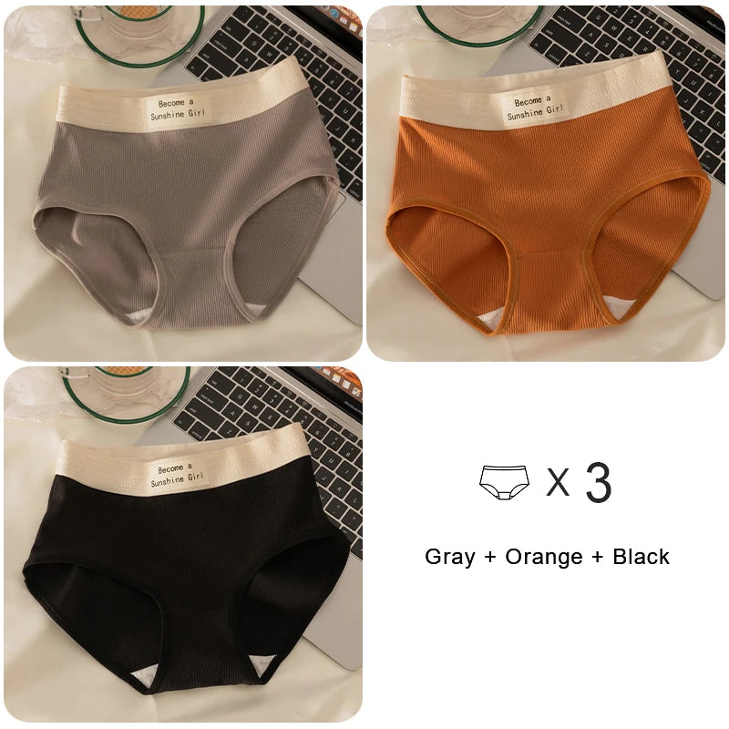 Women's Sports Panties - Breathable Cotton Briefs | Soft Mid-Rise Intimate Underwear