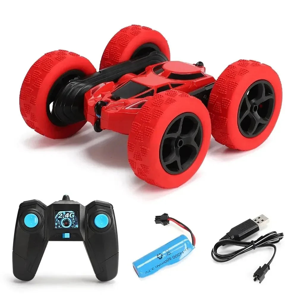 Remote Control Stunt Car - Double-Sided 360 Flip Drift Toy for Kids - ZOOMNSTORE