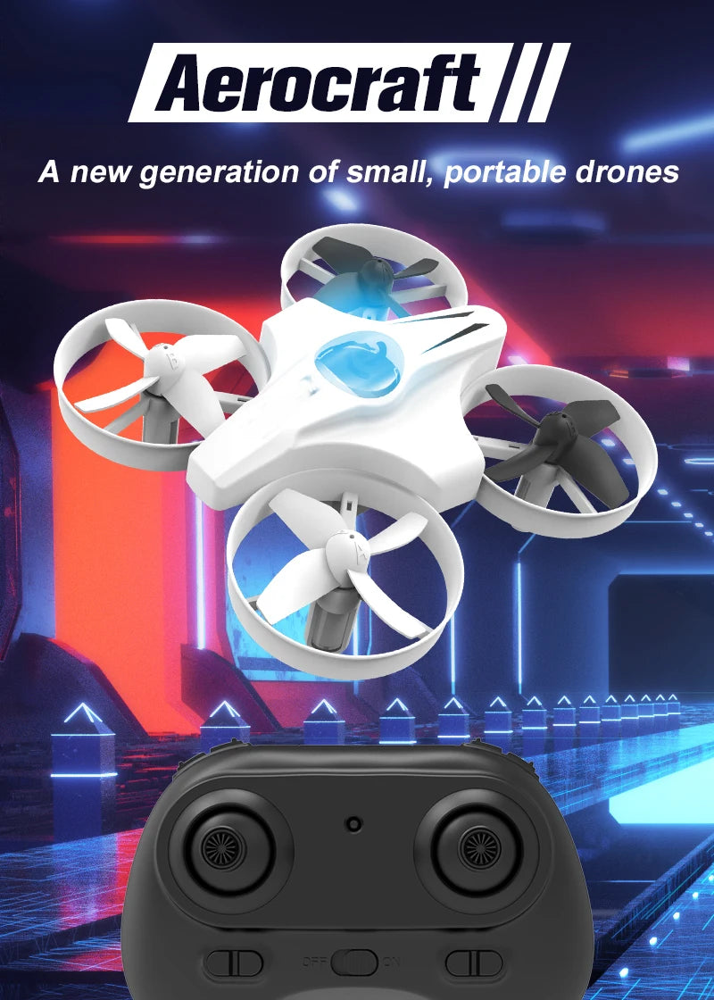 Mini RC Drone - 4CH Headless Mode Quadcopter with 360 Flip for Kids - ZOOMNSTORE