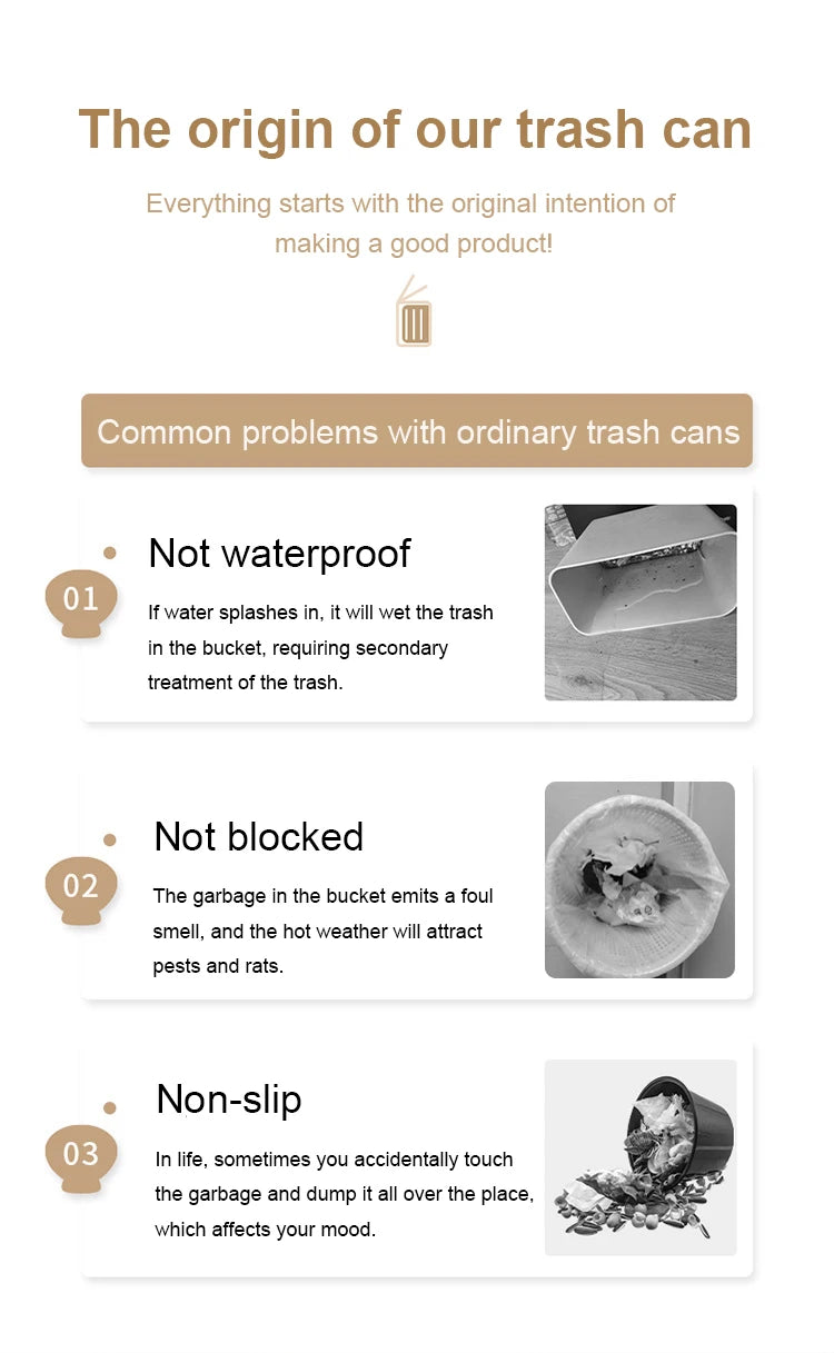 Automatic Sensor Trash Can - 79L Smart Induction Garbage Bin for Bathroom and Kitchen