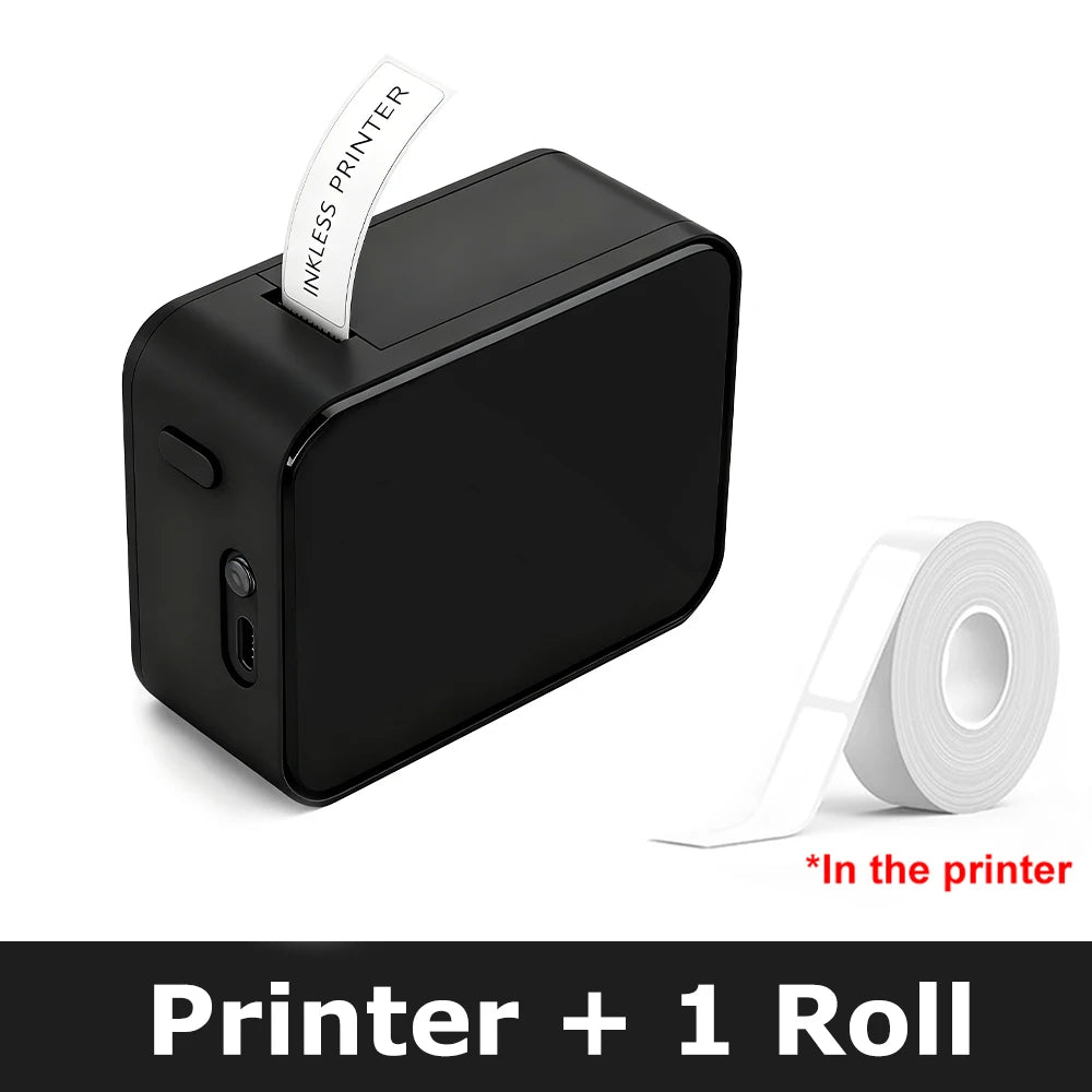 Marklife P15 Portable Thermal Printer Mini Label Printer Maker Inkless Self-adhesive Printing Machine Sticker Labeling Machine