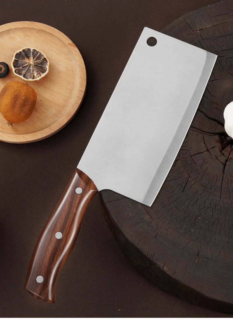 Stainless Steel Chefs Knife - Multi-Purpose Sharp Slicer for Kitchen