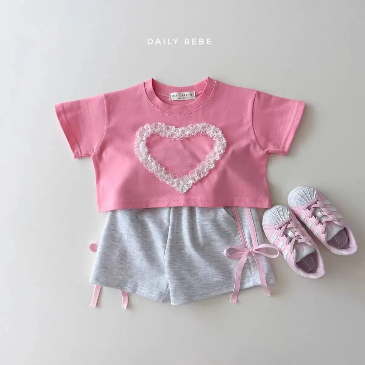 Summer Baby Girls Casual Shorts - Trendy Loose Fit with Butterfly Knot Waist