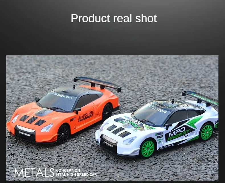 RC Drift Car 4WD - LED Remote Control Racing Vehicle for Kids Adults - ZOOMNSTORE