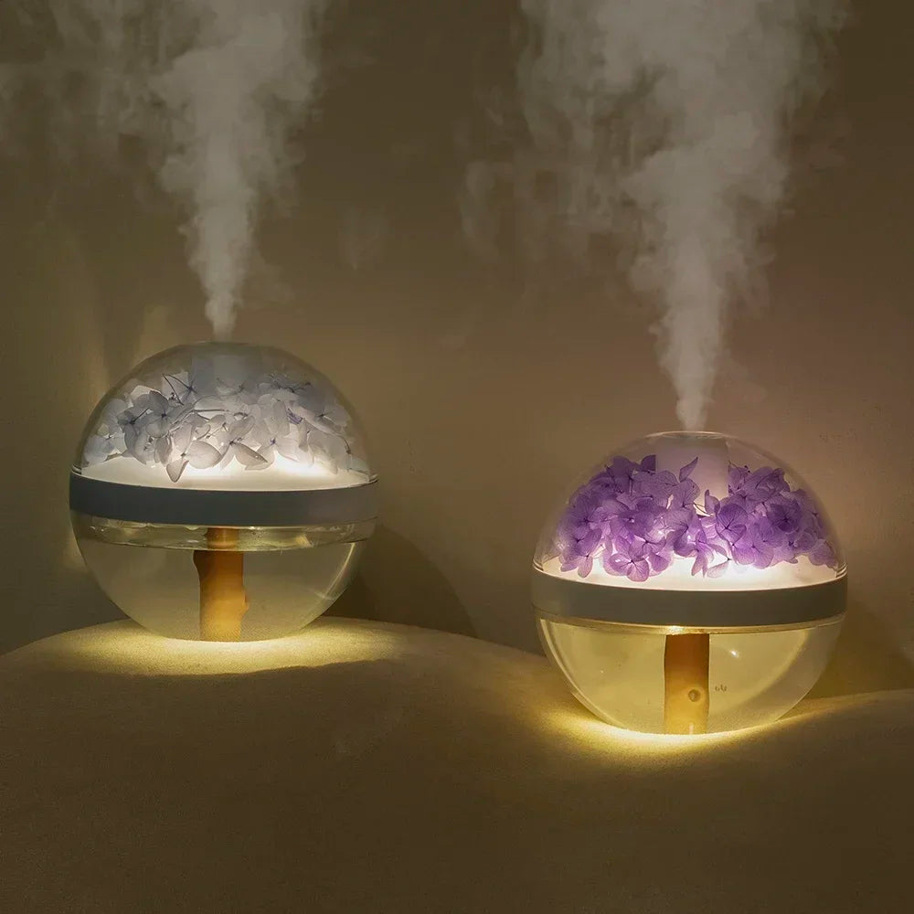 270ML USB Rechargeable Air Humidifier with LED Light - Home Hydration Mist Maker - ZOOMNSTORE