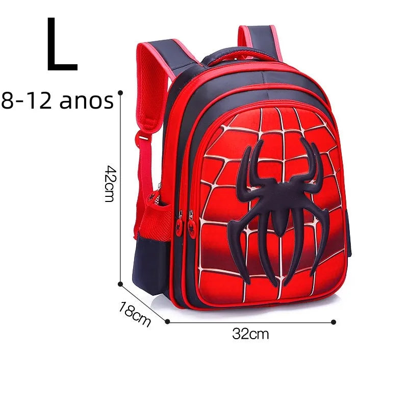 3D Kids Backpack - Durable Spider King Design - ZOOMNSTORE