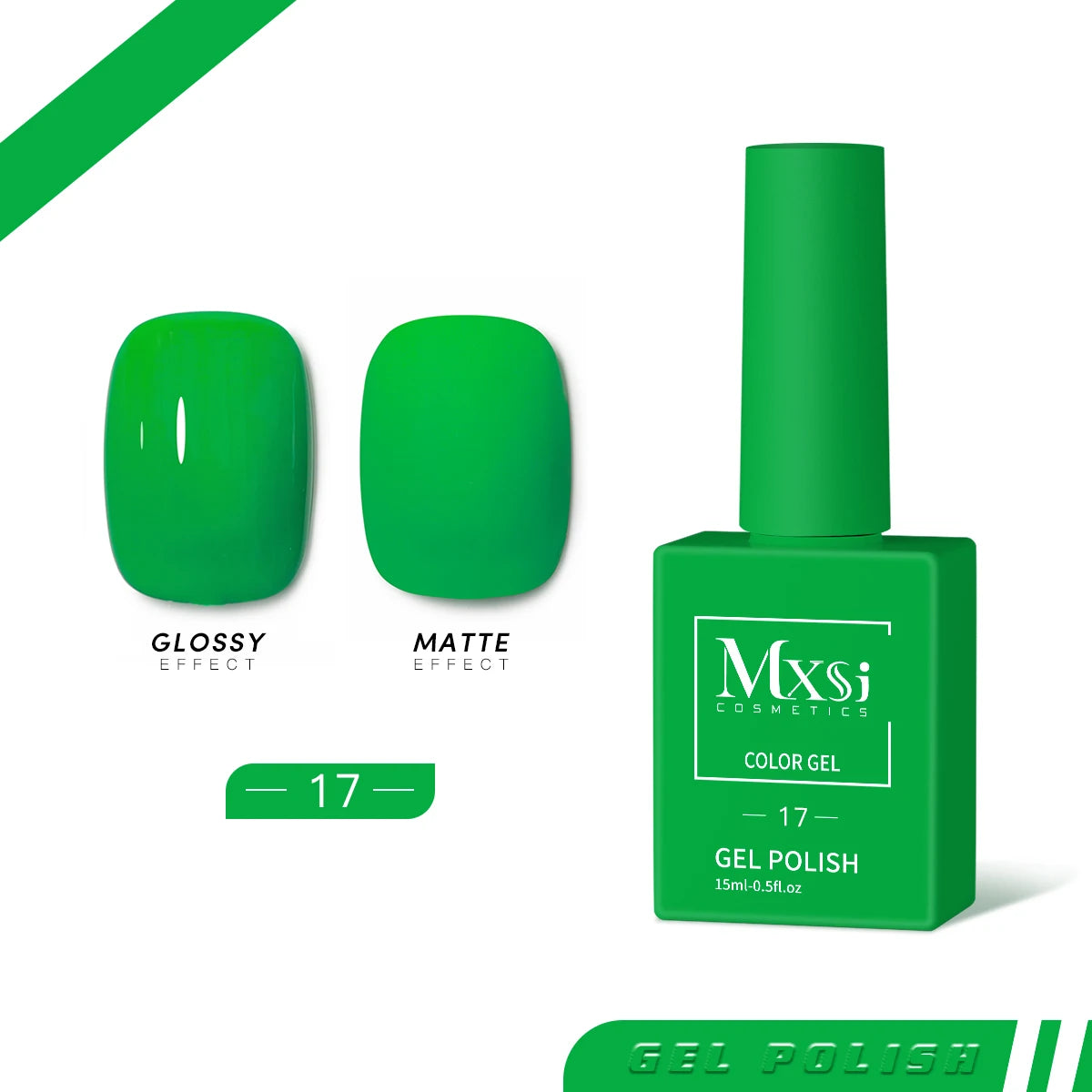 Gel Nail Polish Set - Neon Brown Royal Blue Red Green Pastel Nude Varnish