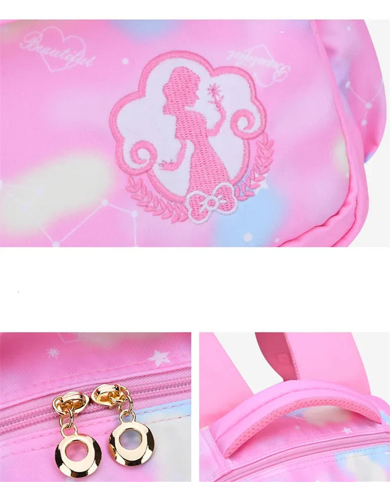 Kawaii Pink Girls Backpack - Cute Waterproof School Bag for Kids and Teens - ZOOMNSTORE