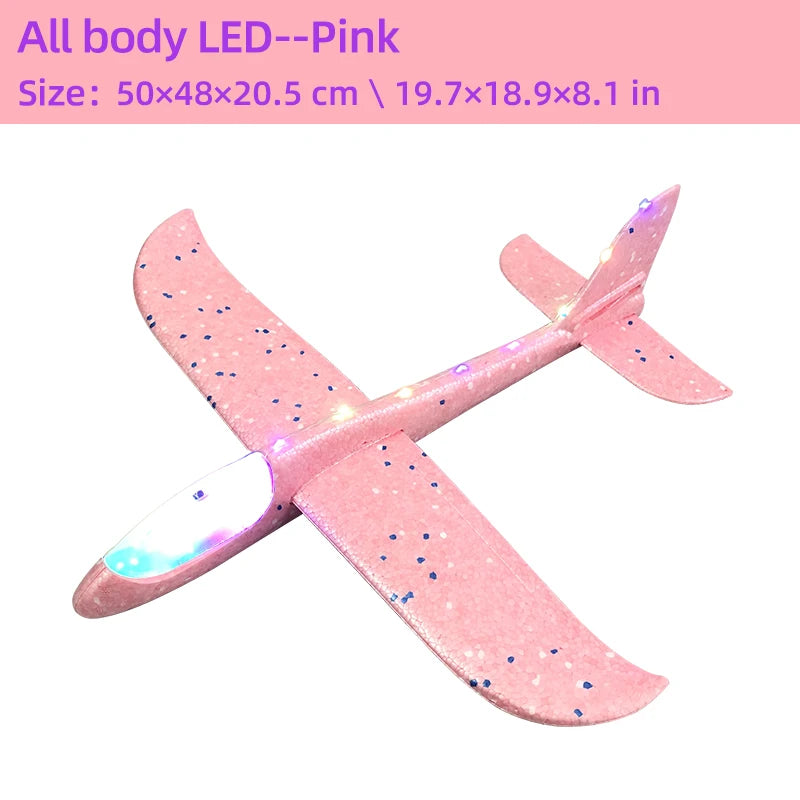 Big Foam Glider Plane - Hand-Throw Outdoor Toy for Kids