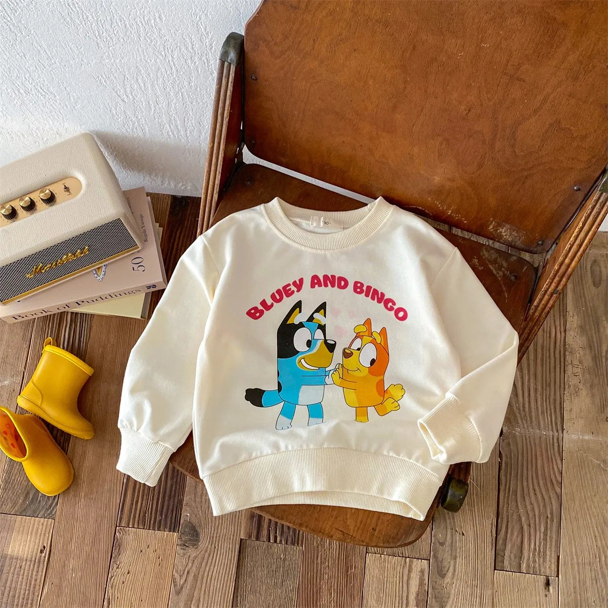Disney Cartoon Hoodie - Long Sleeve Sweatshirt for Kids