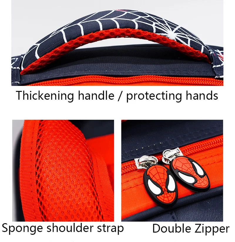 Spider Backpack Pencil Case Set - Waterproof School Bag for Boys - ZOOMNSTORE