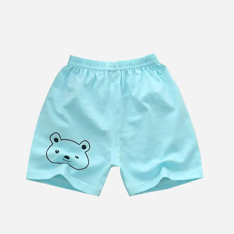 Kids Cotton Summer Shorts - Breathable Casual Beach Pants for Boys Girls