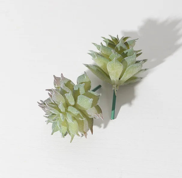 Artificial Succulent Plants - Small Potted Bonsai, Office Desk Plant & Indoor Garden Decor