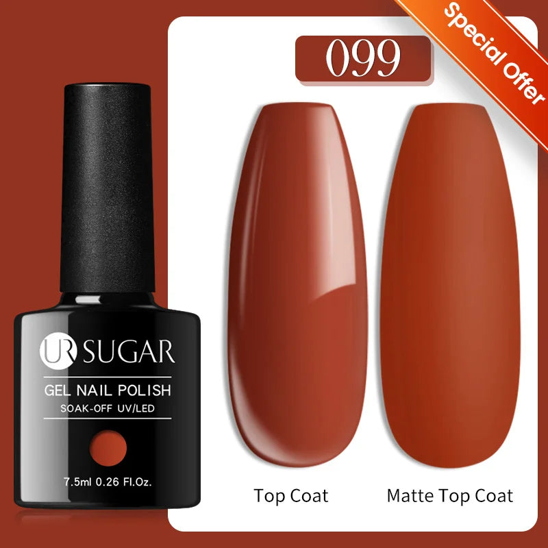 Nude Crystal Rubber Base Gel - 7ml Semi-Permanent Soak Off UV LED Nail Varnish