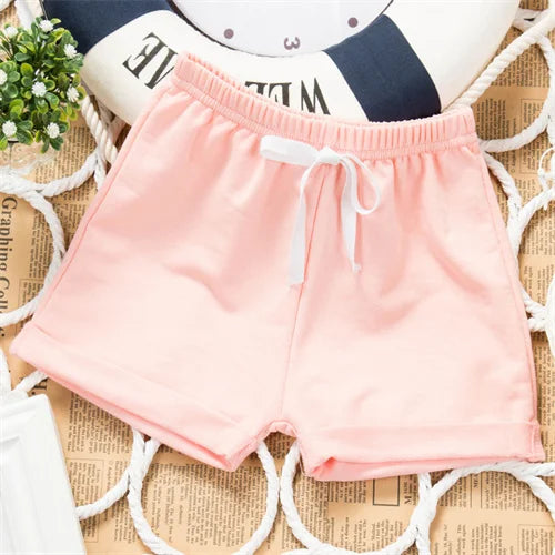 Kids Casual Cotton Board Shorts - Summer Beach Shorts for Boys Girls - ZOOMNSTORE