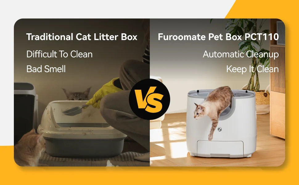 Automatic Smart Cat Litter Box - Self-Cleaning High-Capacity 11L Pet Toilet Tray - ZOOMNSTORE