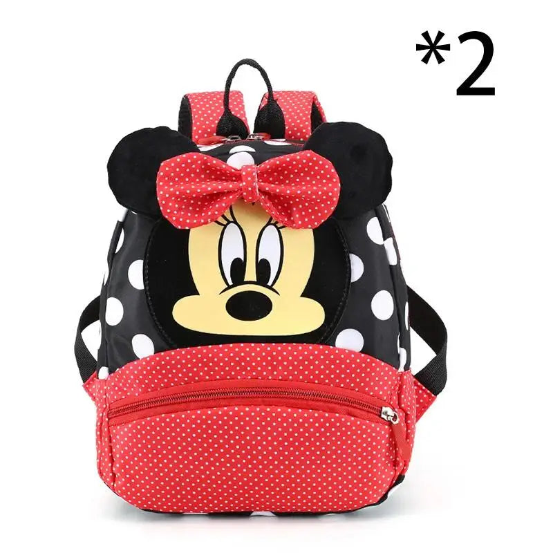 Minnie Mouse Backpack - Kawaii Pink Schoolbag for Kids - ZOOMNSTORE