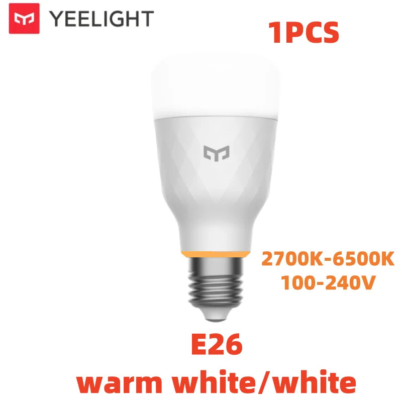 Smart Led Bulb - WiFi Voice Control, Multicolor Dimmable E26/E27 Light