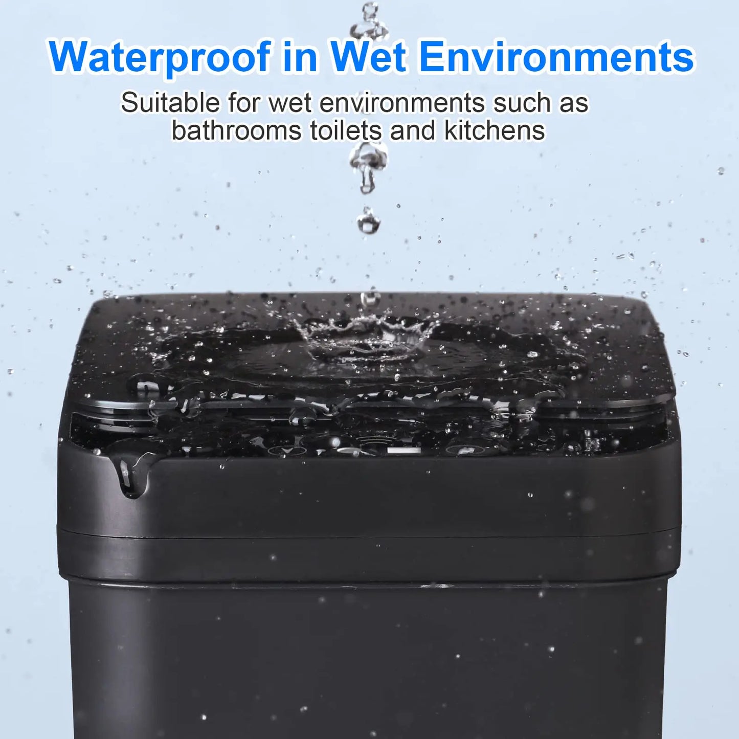 Touchless Trash Can - 12L Motion Sensor Kitchen Bathroom Bin