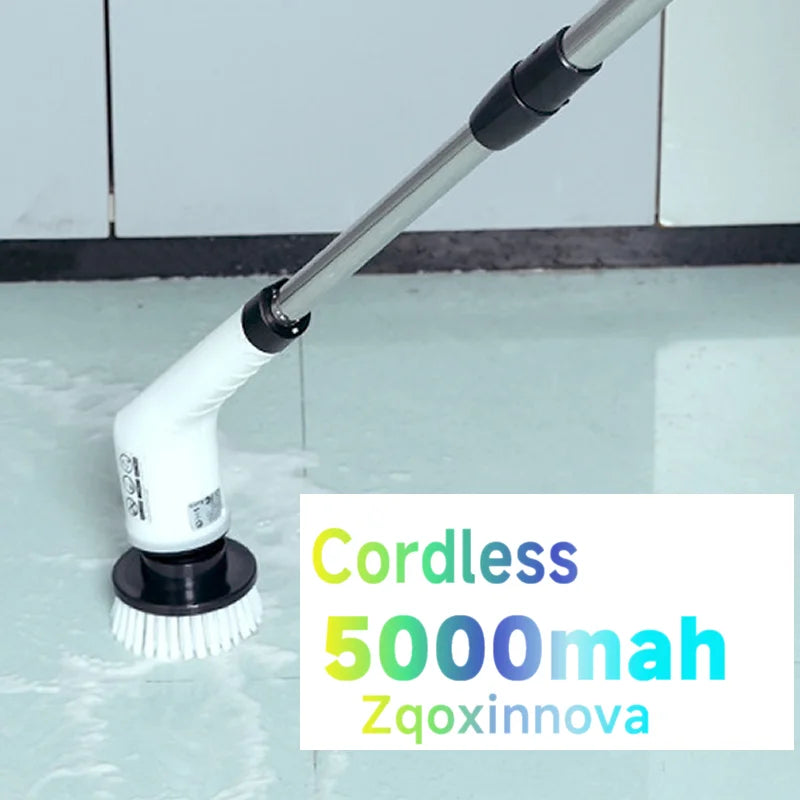 Multipurpose Electric Spin Scrubber - Cordless Cleaning Brush for Kitchen Bathroom