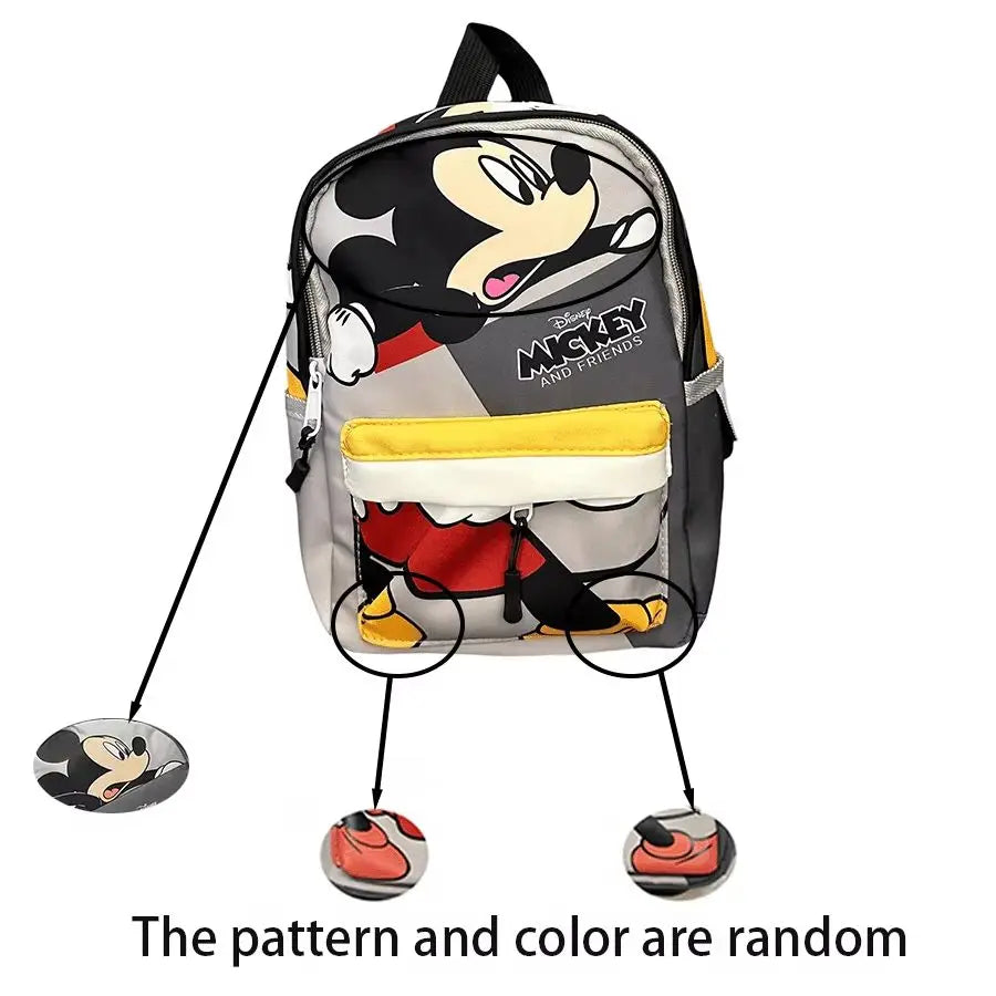 Mickey Mouse Childrens Backpack - Cute Casual School Bag for Kids - ZOOMNSTORE