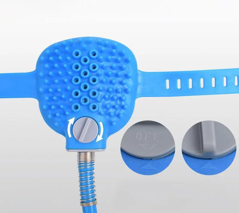 2 IN 1 Pet Bathing Shower Brush Comb Dogs Cats Multifunctional Shower Easy Bathing Garden Sprayer Pets Cleaning Grooming Tools