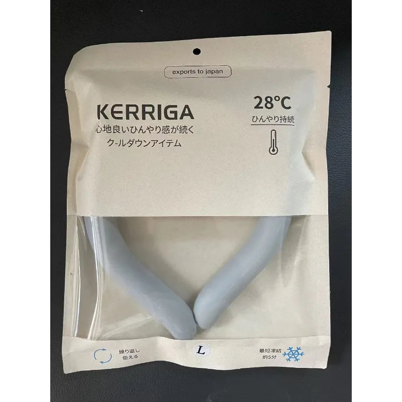 Summer Neck Cooling Tube Reusable Portable Ice Neck Cooler Ring Soft Silicone Cold Neck Wrap For Heat Relief And Outdoor Activit