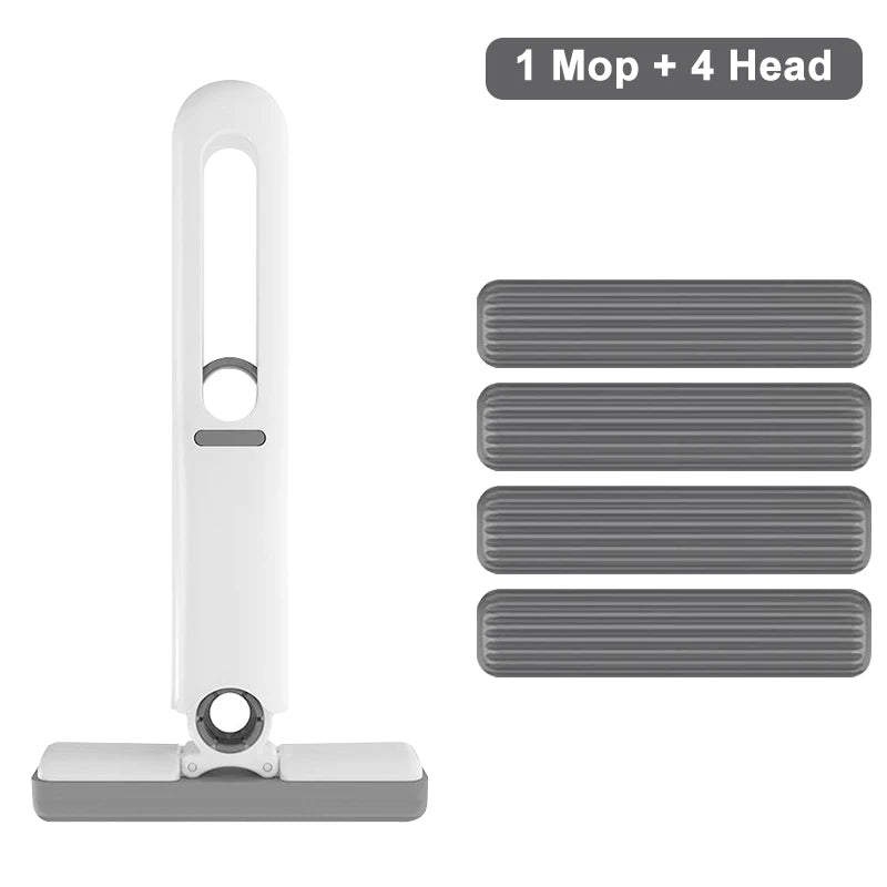 Portable Mini Squeeze Mop - Wet and Dry Sponge Mop for Home and Car