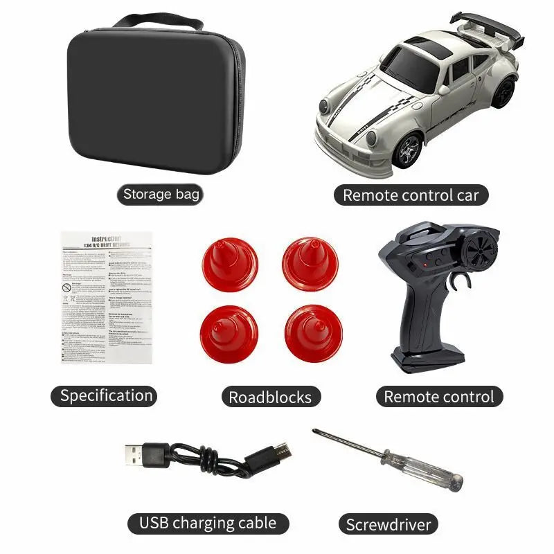 164 Drift RC Car - 2025 Kf20 Four-Wheel Remote-Controlled Racing Toy - ZOOMNSTORE