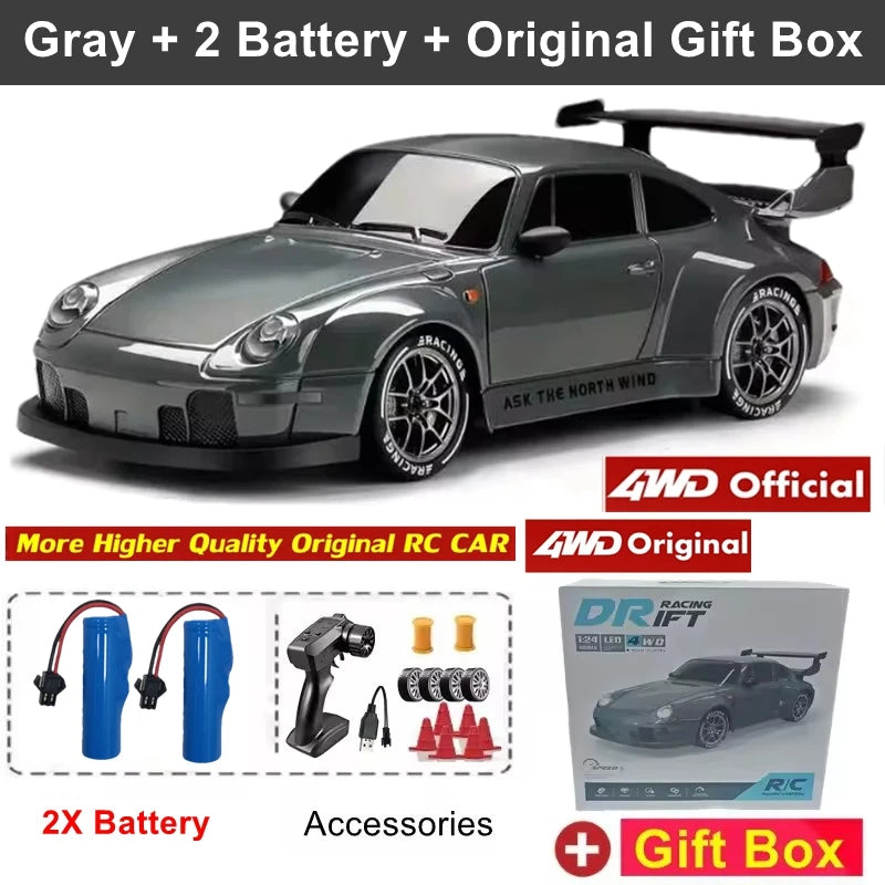 124 4WD RC Drift Car - High Speed Remote Control Racing Toy